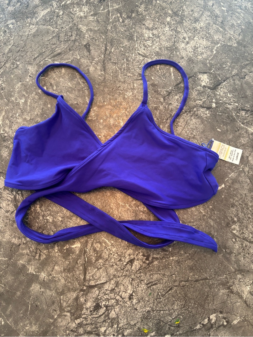 Lspace wrap large bikini top